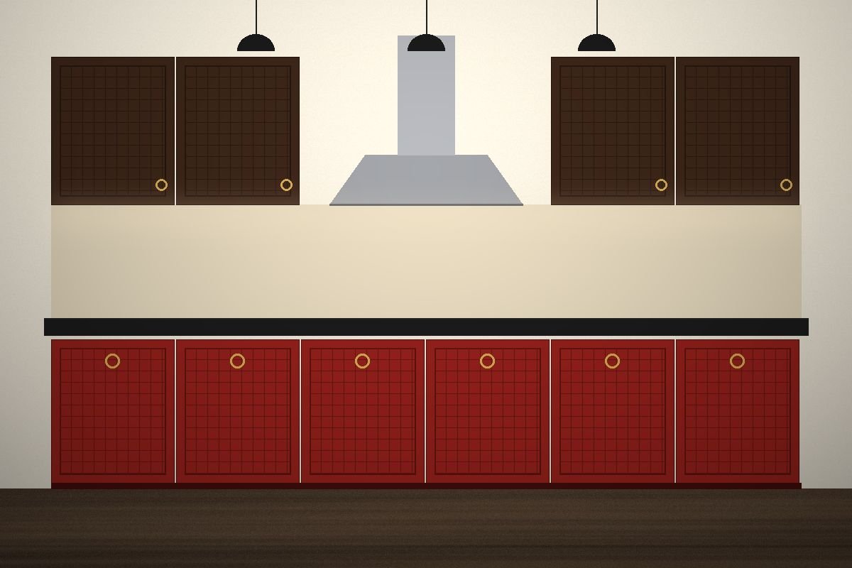 Chinese Kitchen cabinets design — Karachi Doors Factory, Rawalpindi
