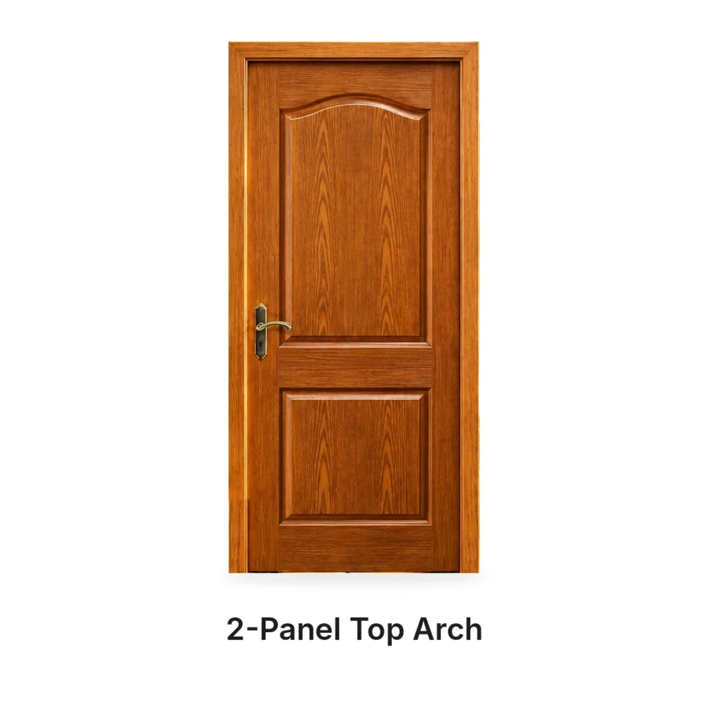 2-Panel Top Arch — Malaysian Doors — Karachi Doors Factory