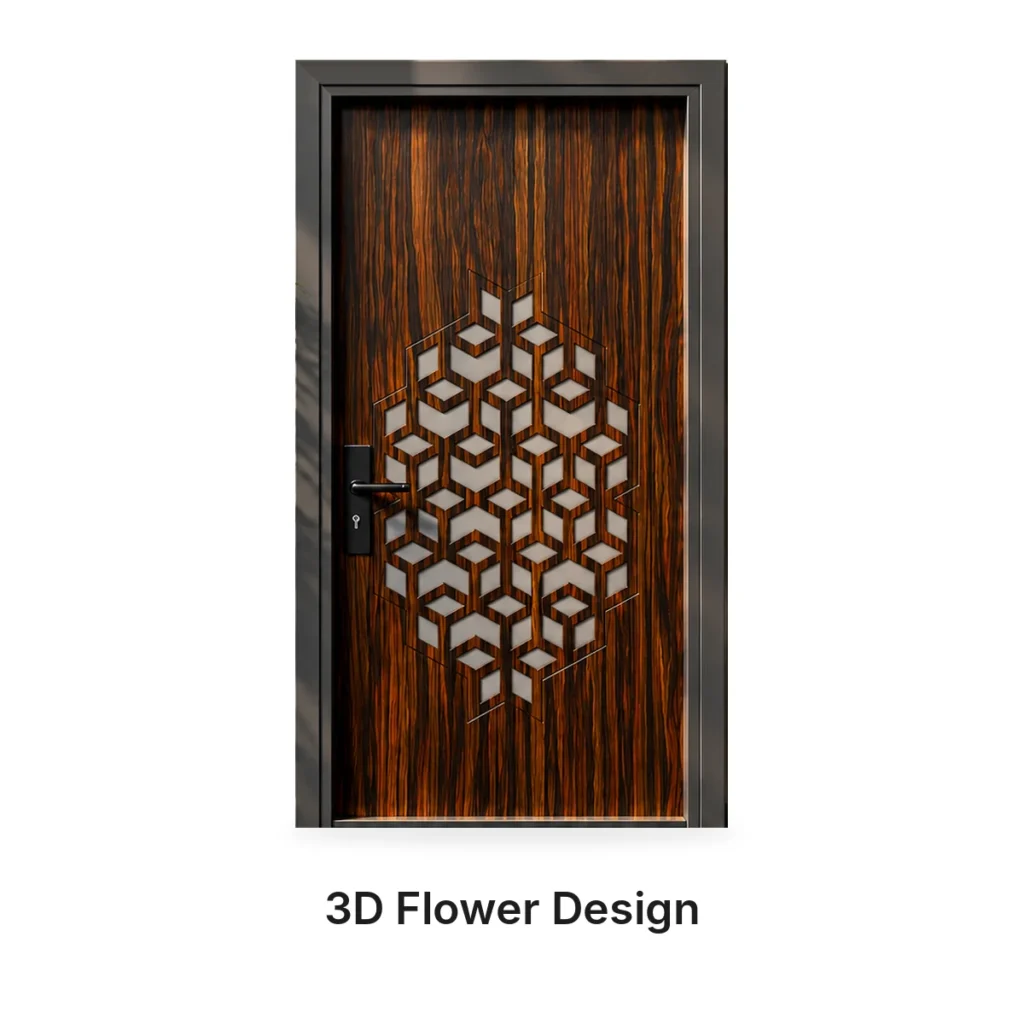 3D Flower Design — Turkish Doors — Karachi Doors Factory