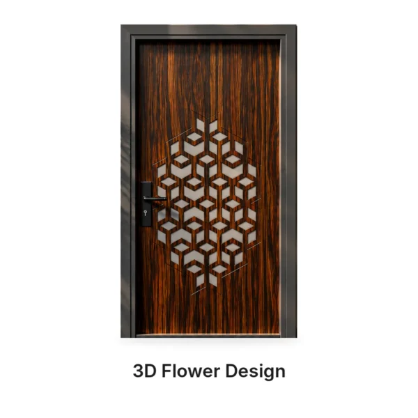 3D Flower Design Turkish Door