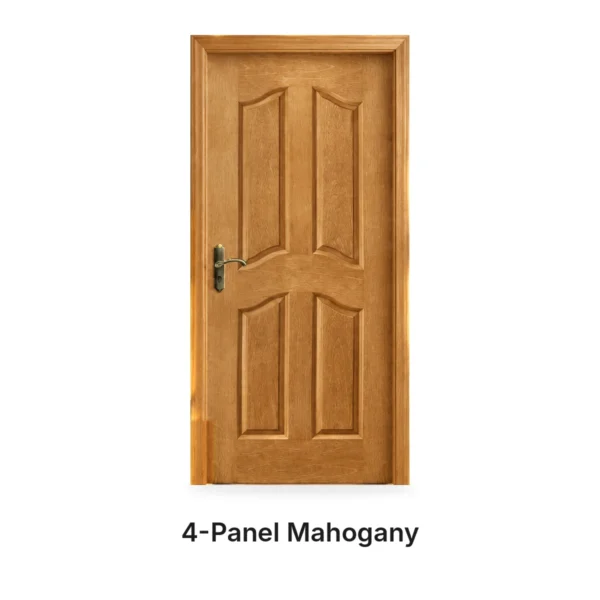 4-Panel Mahogany Malaysian Door