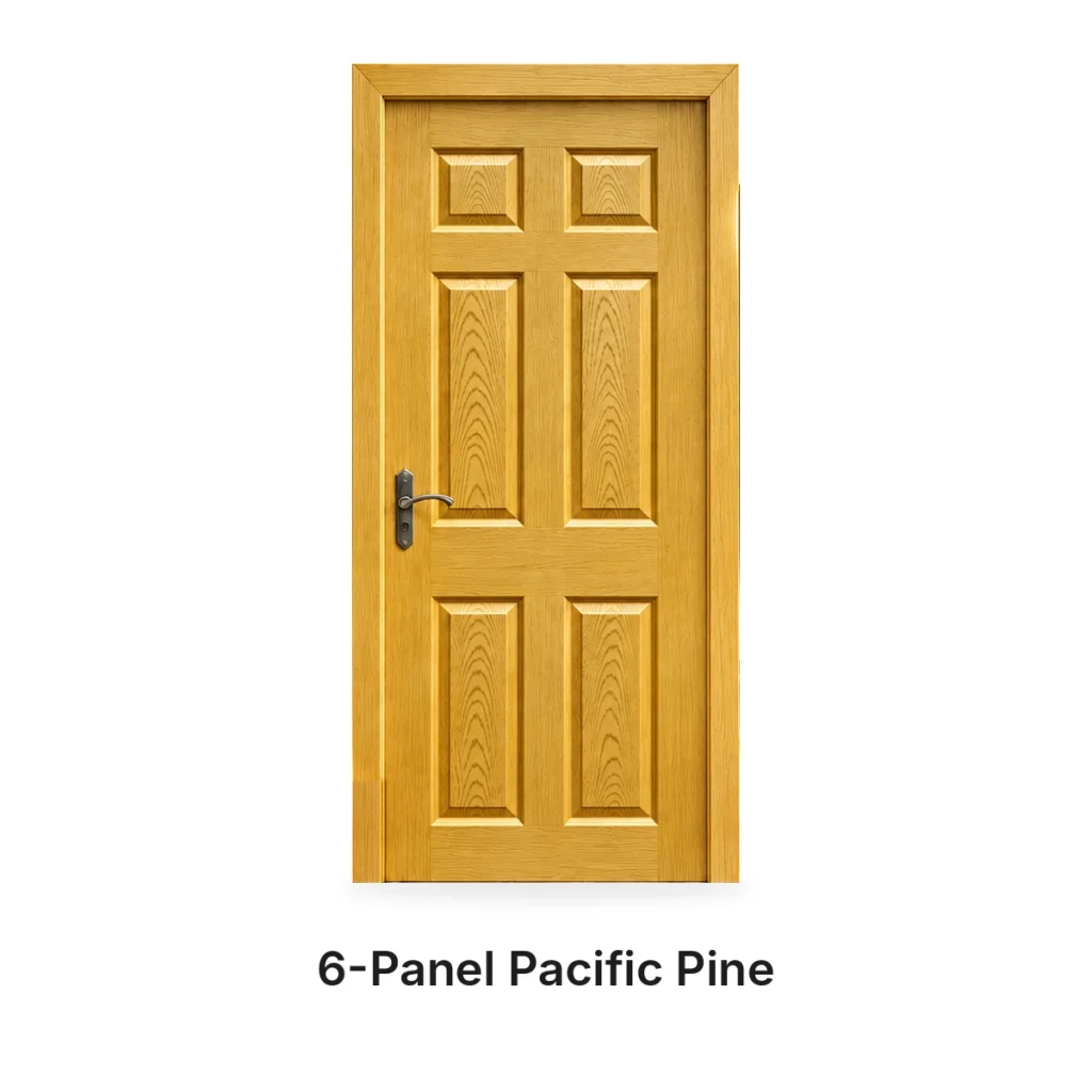 6-Panel Pacific Pine — Malaysian Doors — Karachi Doors Factory