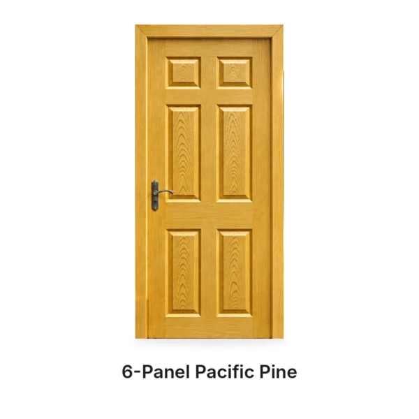 6-Panel Pacific Pine Malaysian Door