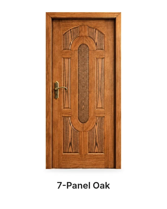 7-Panel Oak — Malaysian Doors — Karachi Doors Factory