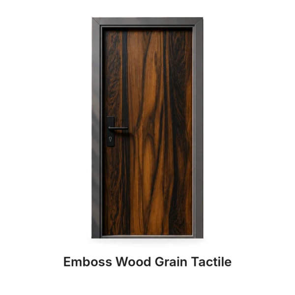 Emboss Wood Grain Tactile Turkish Door