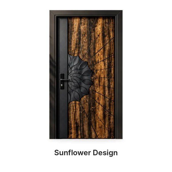 Sunflower Design Turkish Door